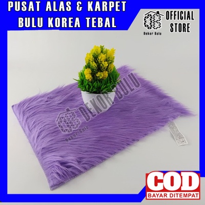 alas Foto bulu / alas bulu foto korea premium , bergaransi 30 x 40cm bisa untuk alas foto makanan, a