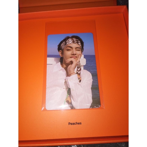 PHOTOCARD [ PC ] TAEHYUNG BUTTER CREAM ALBUM , V KIM TAEHYUNG JK JIN SUGA