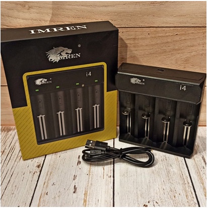 CHARGER / Battery BATERAI 18650 IMREN i4 4 SLOT AUTHENTIC
