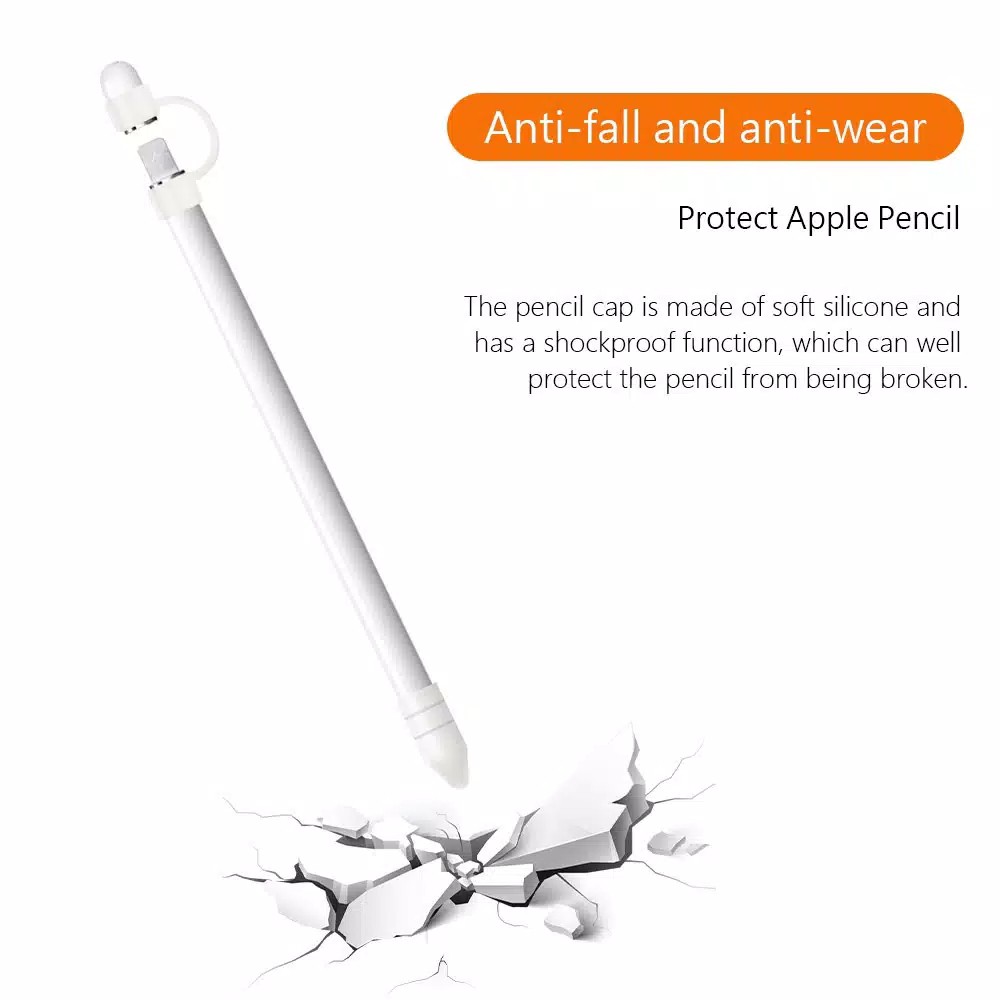 Apple Pencil ANTI LOST Cap Holder Nib Silicone soft rubber