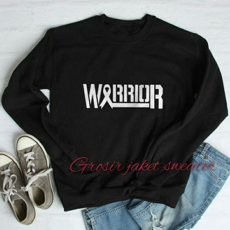 Jaket sweater basic pria wanita (WARRIOR)