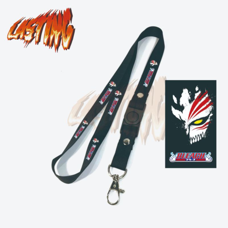 

Lanyard BLEACH / SERIAL ANIME JEPANG GANTUNGAN KUNCI/GANTUNGAN ID CARD/GANTUNGAN POD Best seller / Bisa COD