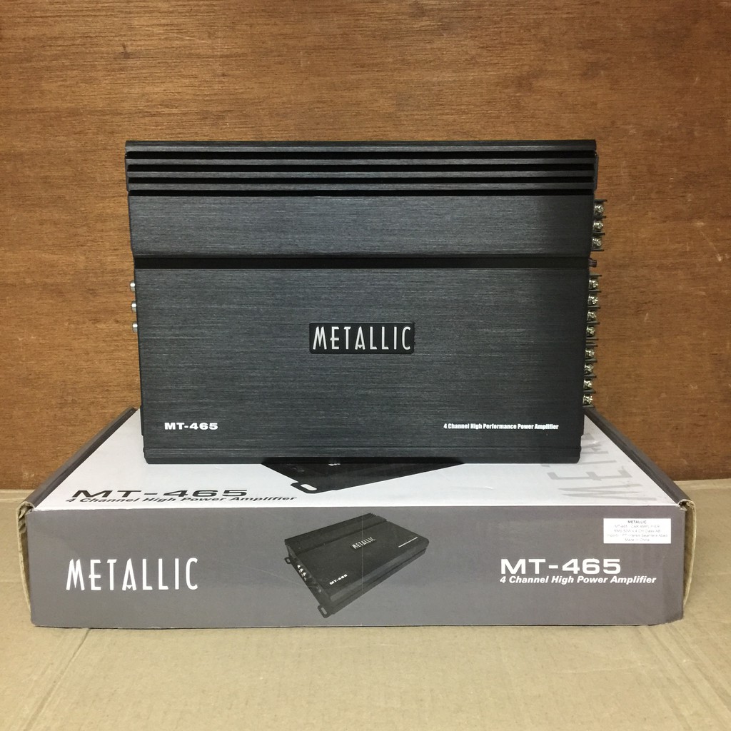 Power 4 Channel Metalic MT 465 - Power Audio Mobil