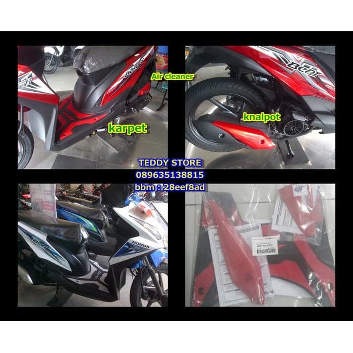 Aksesoris Honda Beat FI Esp Sporty CW - Karpet &amp- Garnish AHM Asesoris