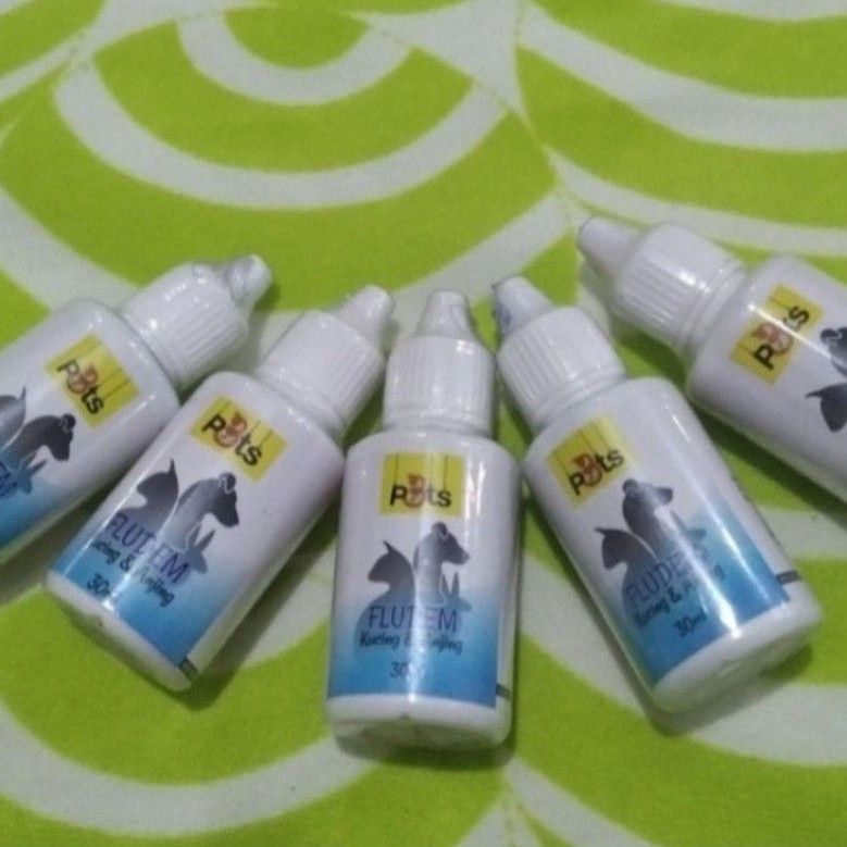 p3ts fludem obat flu batuk kucing dan anjing - p3ts fludem 30 ml