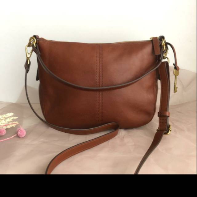 Tas Fssil Jolie Crossbody Brown