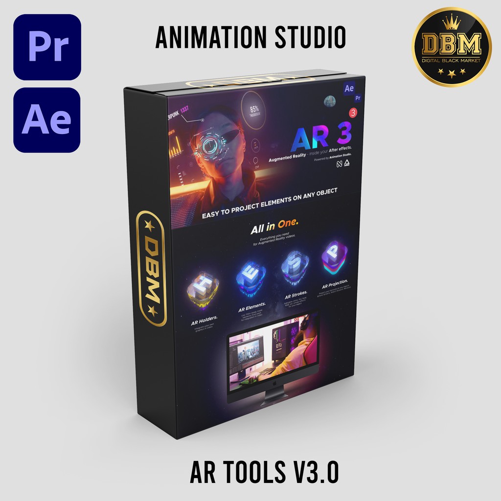 Animation Studio - AR Tools V3 - Premiere Pro &amp; After Effect (Extension)