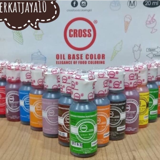 

CROSS Food Coloring Regular Oil Based Color 20ml Pewarna Makanan Cair TERLARIS TERPERCAYA ORIGINAL