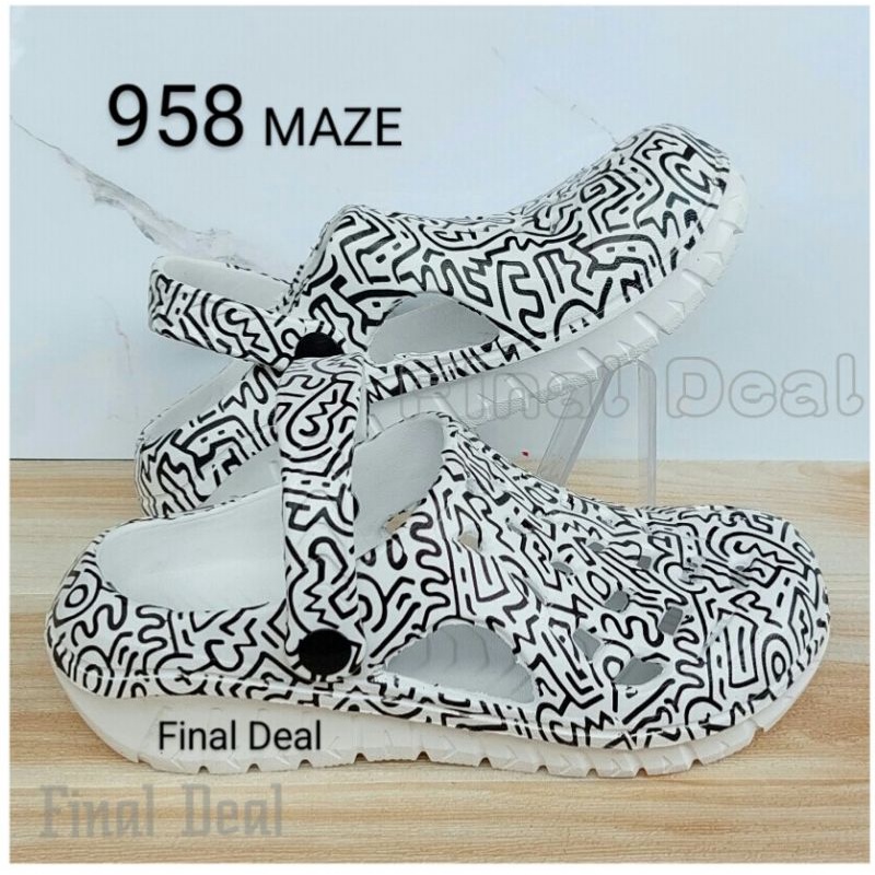 Sandal Kodok Motif Printing, Sandal Sepatu Crocs, Sandal Baim, Sandal Medis Perawat Dokter, Sandal Pabrik 958