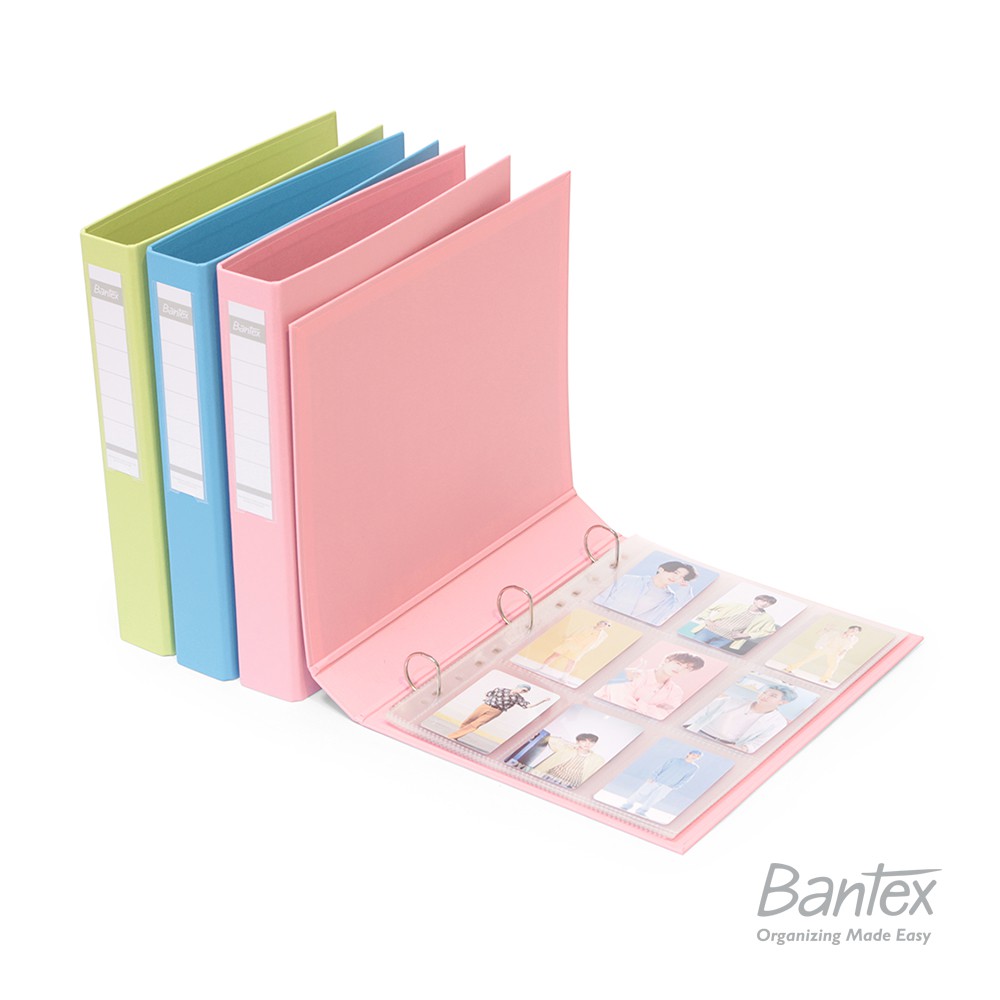 

[Zada] Bantex Photocard Album A4 Bubble Gum Color #8322P