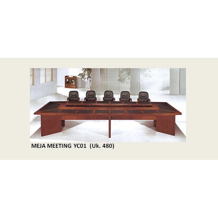 Meja Meeting meja rapat Kantor Office Mewah Impor Promo Murah Makassar meja meeting besar ukuran 4.8