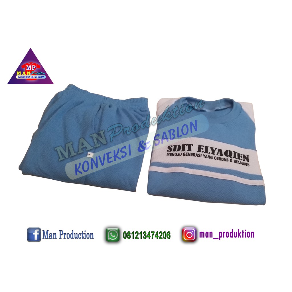 BAJU OLAHRAGA STELAN ANAK SDN (PANJANG - PANJANG)