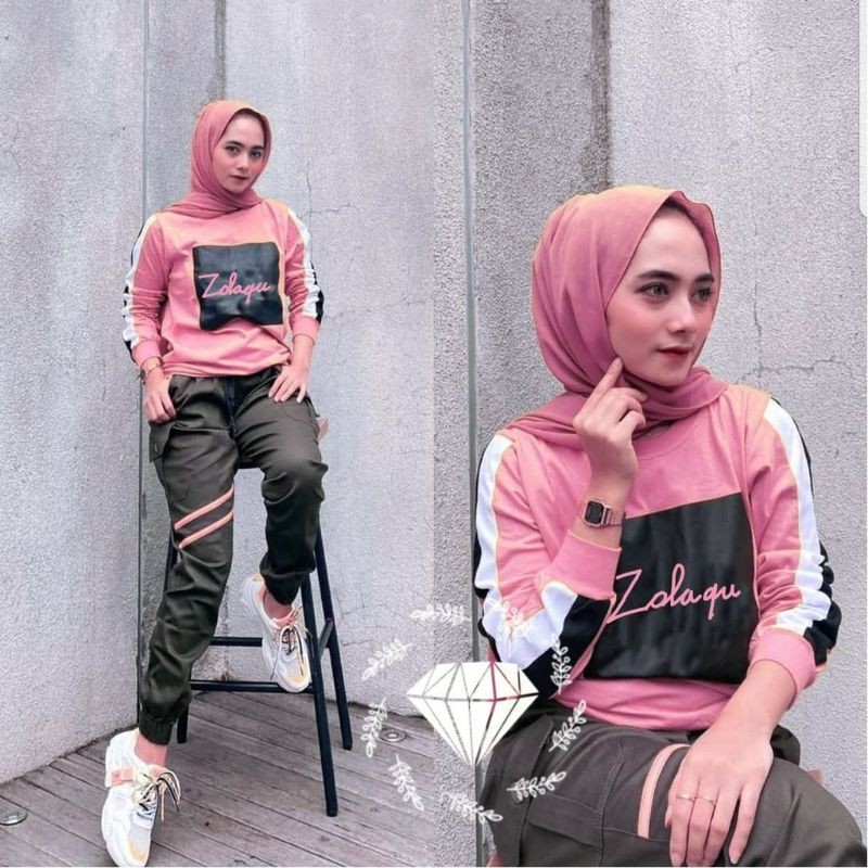 STELAN KATUN PARIS WANITA/BAJU OLAHRAGA WANITA