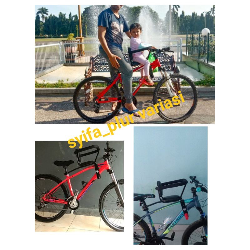 Boncengan depan anak sepeda MTB polygon federal sepeda gunung