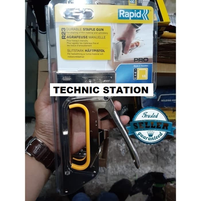 

Rapid R-23 Original Alat Staples Gun Tacker Tembak Stapler Tackers R23