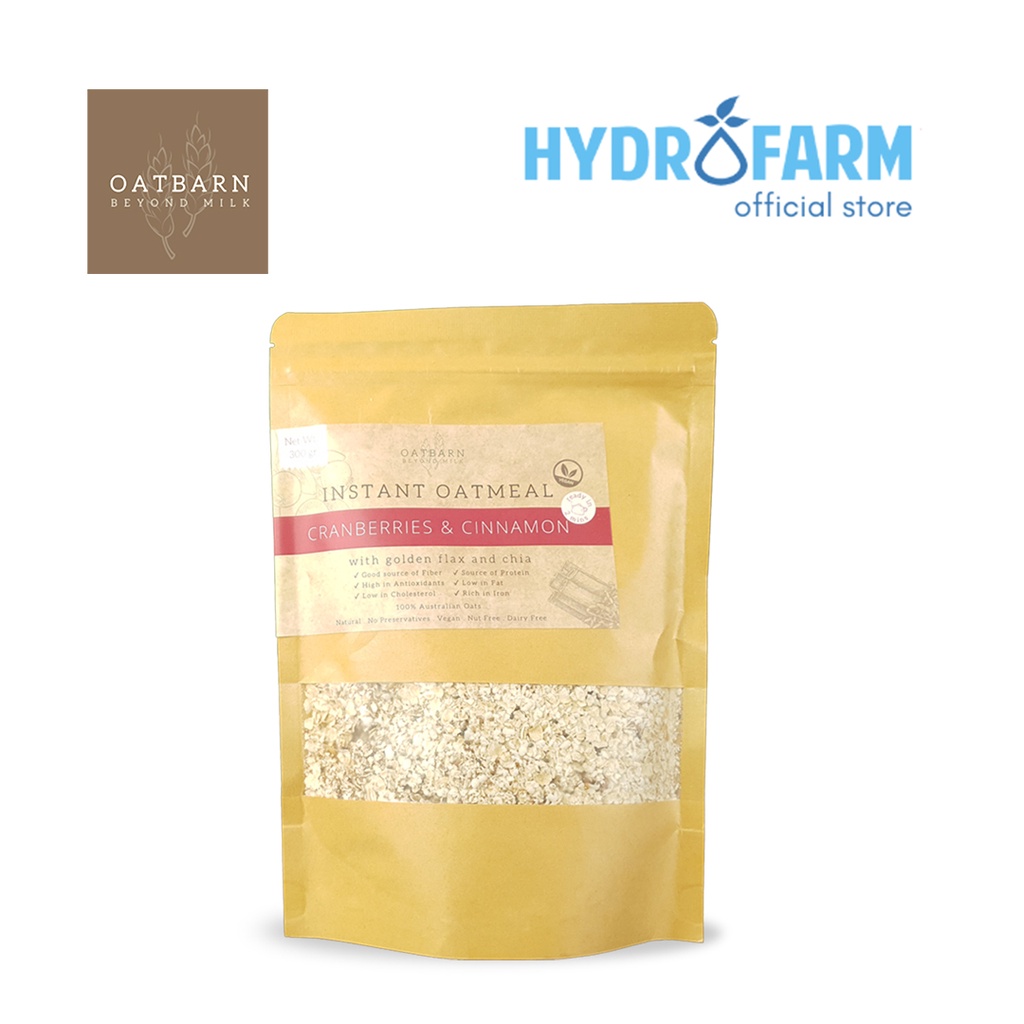 

OATBARN - INSTANT OATMEAL 300 Gram Cranberry & Cinnamon