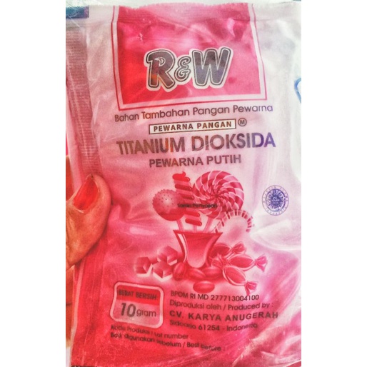 

R&W Titanium Dioksida Pemutih Makanan