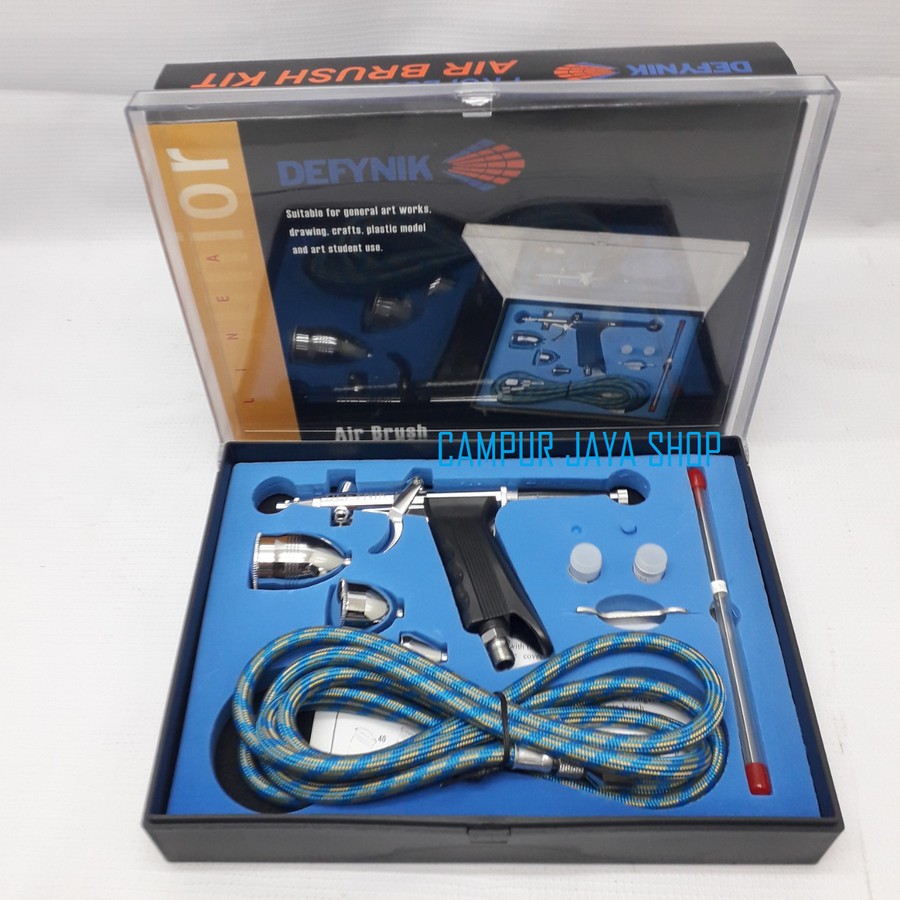 

PEN AIRBRUSH SET DEFYNIK AT199K AIR BRUSH PISTOL TYPE PEN AIR BRAS