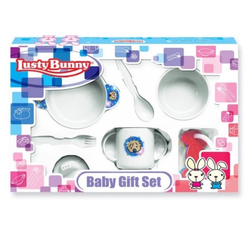 LustyBunny Baby Feeding Set LB-1827 Set Peralatan Makan Bayi &amp; Anak