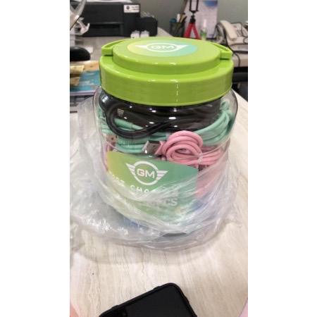 Kd Kabel Data GM-G33 Micro Usb Macaroon Fast Charging 50pcs Free Toples