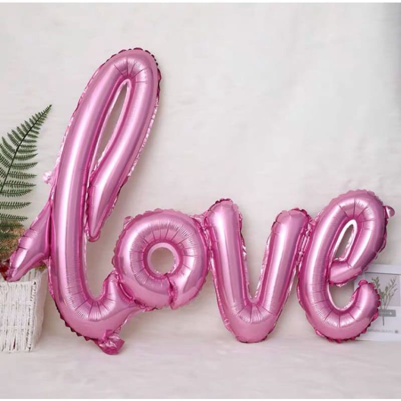 Jual Balon Foil Huruf Love Sambung Large Shopee Indonesia 9644