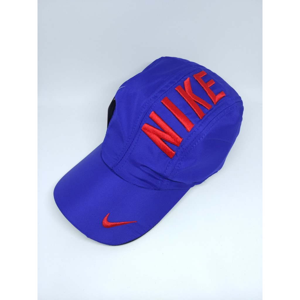 Topi Parachute Parasut Bordir NIKE Sport Olahraga Running Zumba Fitness Jogging Senam