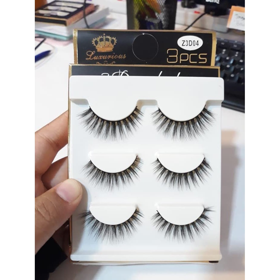 (BOW) Bulu Mata Palsu Eyelashes Z3D04, Z3D06, Z3D17