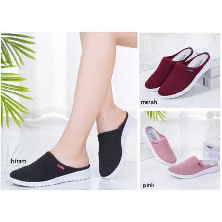 Sepatu Bustong Wanita Merk Collin TX61 37/41 - Sepatu Slip On Wanita Merk Collin
