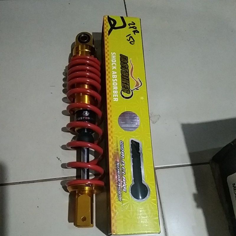 Shockbreker VARIO warna merah FASTBIKES (330 mm)