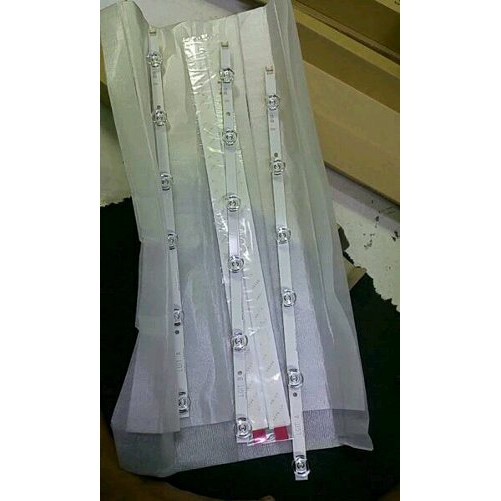 BACK LIGHT ORI LG 6 VOLT 6 KANCING  LAMPU LAYAR LED TV LG ORI