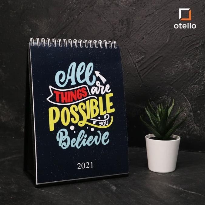 

READY COD Kalender 2021 | Kalender Meja 2021 Kalender Quotes Calendar Keren Unik PROMOKode 3897