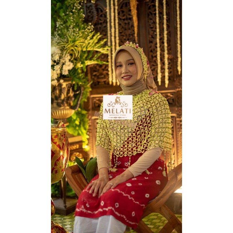 siraman | kain siraman motif jumputan | baju siraman | kain lembaran siraman | kain jumputan