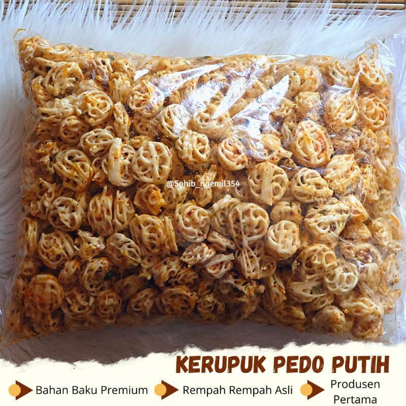 

KERUPUK PEDO PUTIH 1 KILO