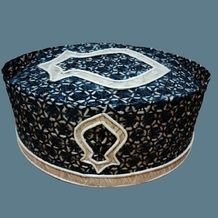 Peci/Kopiah/Songkok Unik Bambu Anyaman Trompah Hitam