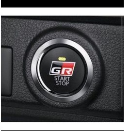 STIKER ENGINE START "GR SPORT" TOYOTA =Fortuner,Yaris,Raize,Agya