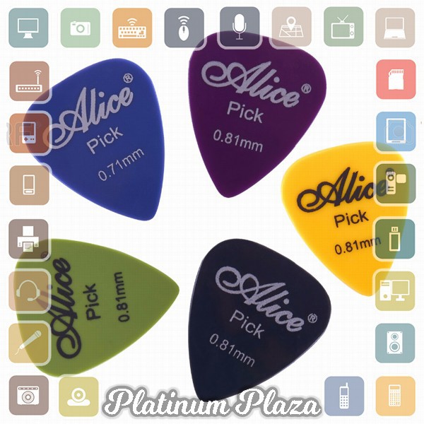 Alice Pick Gitar Akustik 12 PCS - AP-12P - Multi-Color`GE79TS-