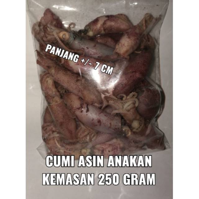 CUMI ASIN ANAKAN KEMASAN 250 GRAM