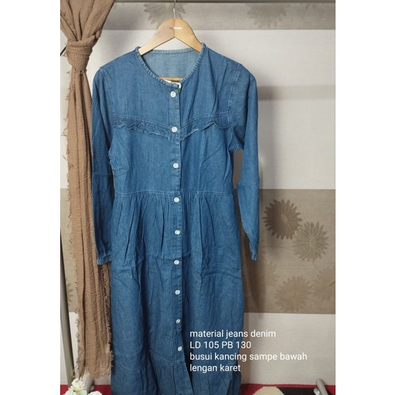 Midi Dress Denim/Jeans