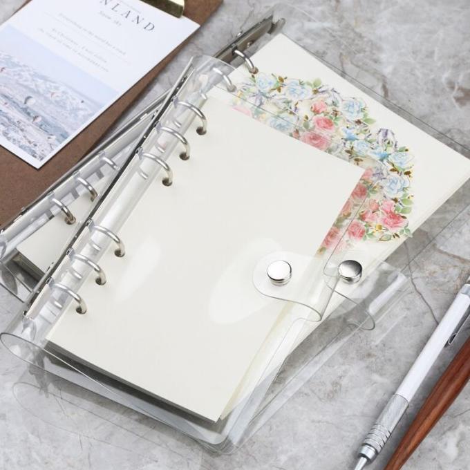 

BAYAR DITEMPAT Korean Style Clear Cover 6 Ring Binder A5 - Binder A5 - Binder 6 Ring PROMO SPECIAL Kode 1070