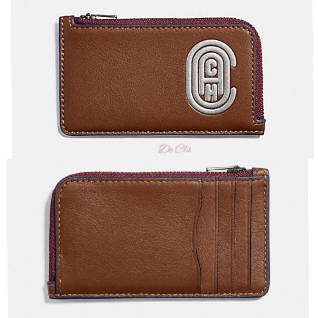 Dompet Co 79737 L-zip card case saddle sport blue sz 12x7cm