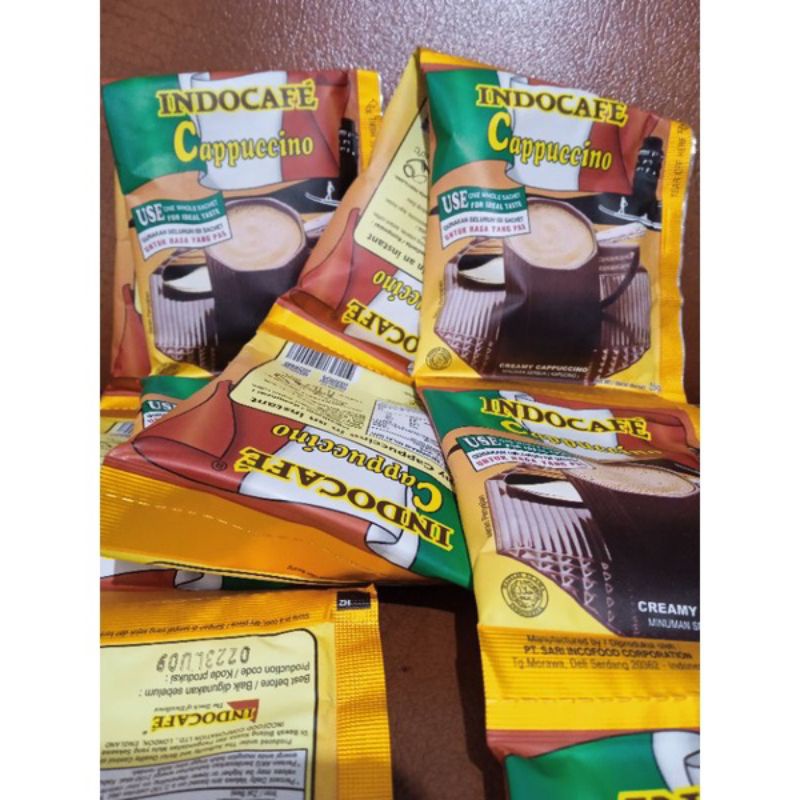 

Indocafe cappucino renceng isi 10