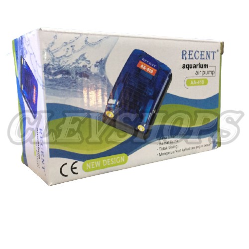 Mesin Udara Air Pump Aerator 2 Lubang Recent AA 410 Aquarium