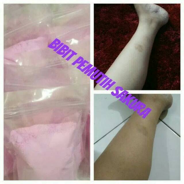 SALE 250gr Serbuk sakura KILOAN collagen pemutih whitening pink powder bibit bps original ori murah