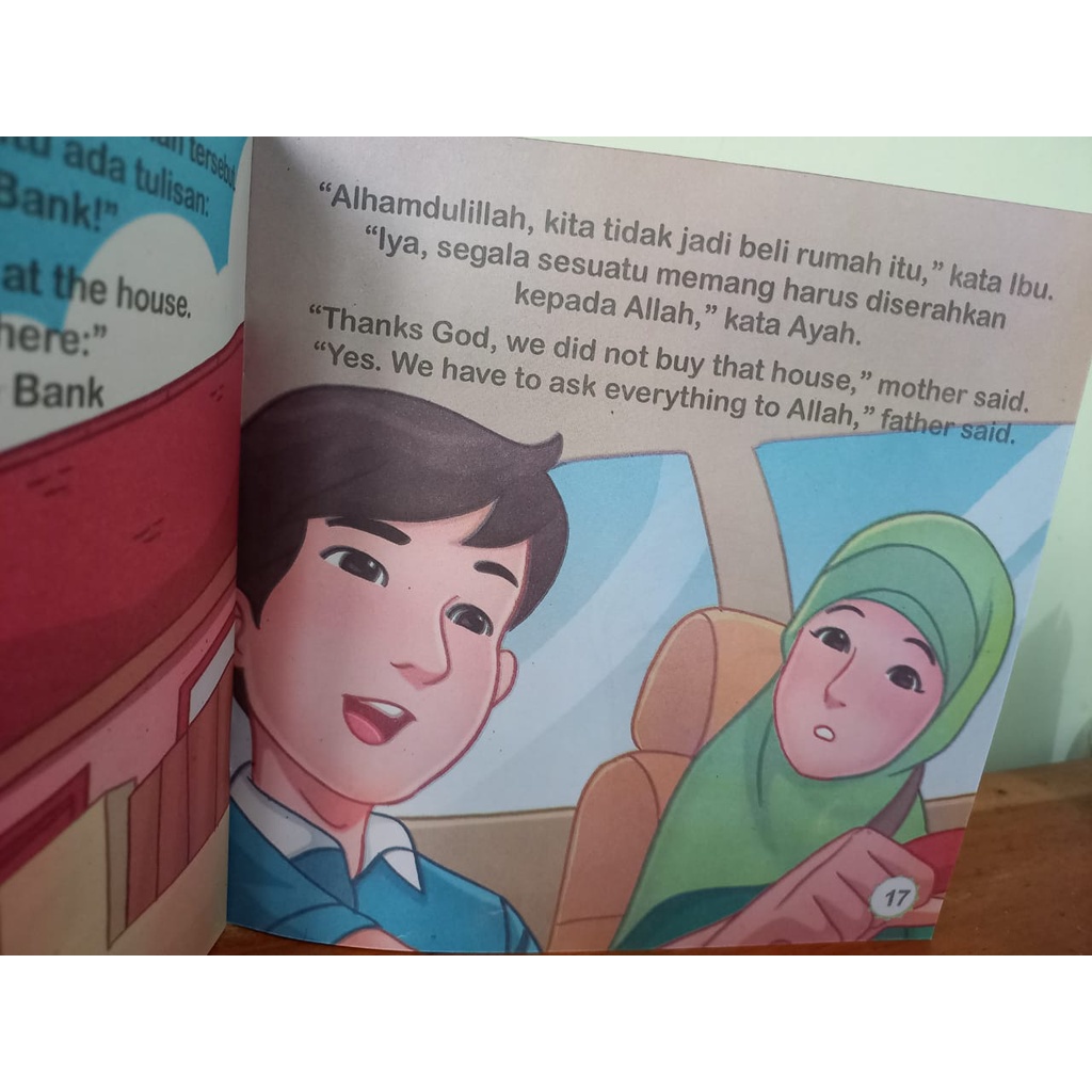 Buku Cerita Seri Anak Muslim Paud - Bilingual Full Color