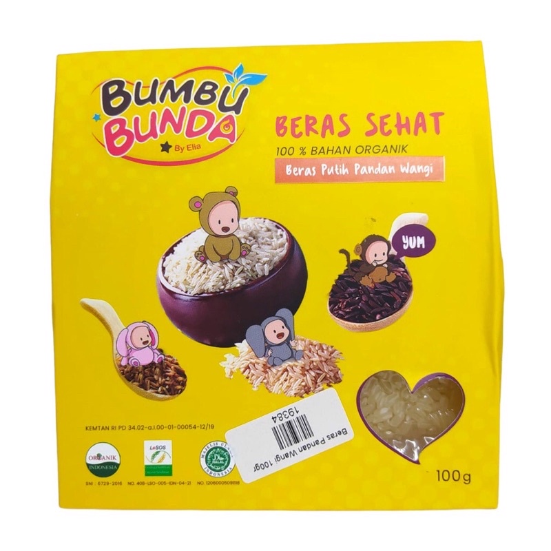 

BERAS ORGANIK BUMBU BUNDA 100gr