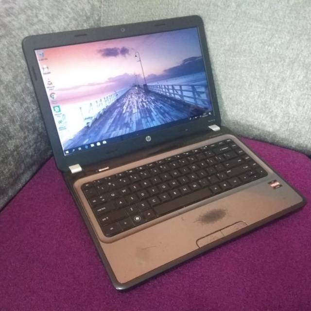 laptop hp pavilion g4 amd a4 ram 2gb hdd 320gb 14inch normal