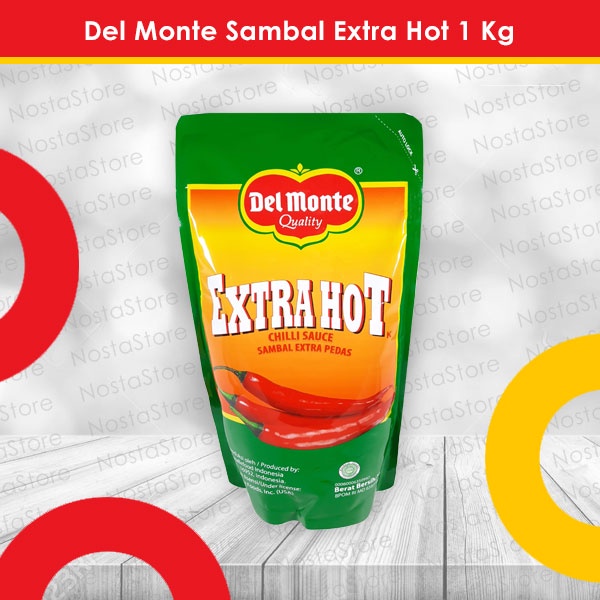 

Delmonte Saus Sambal Extra Hot Kemasan Refill 1Kg