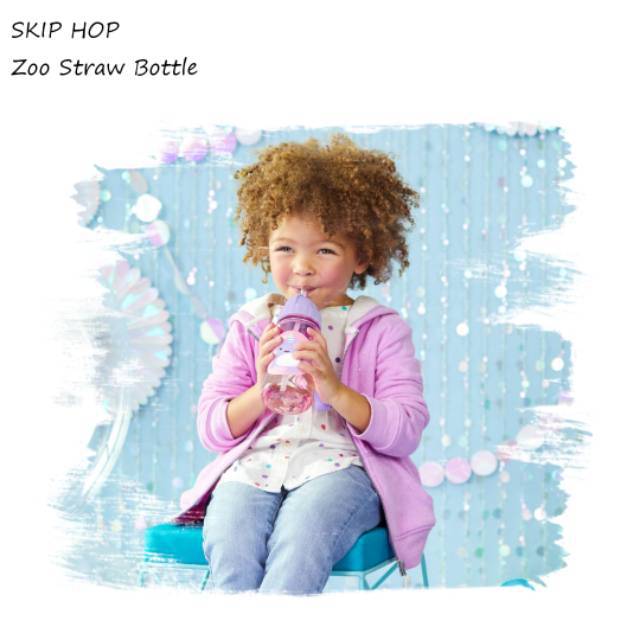 Skip Hop Zoo Straw Bottle