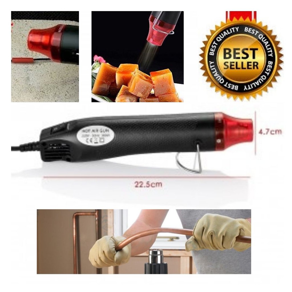Alat Pemanas LED HP Kabel Packing Electric Hot Air Heat Gun 111154