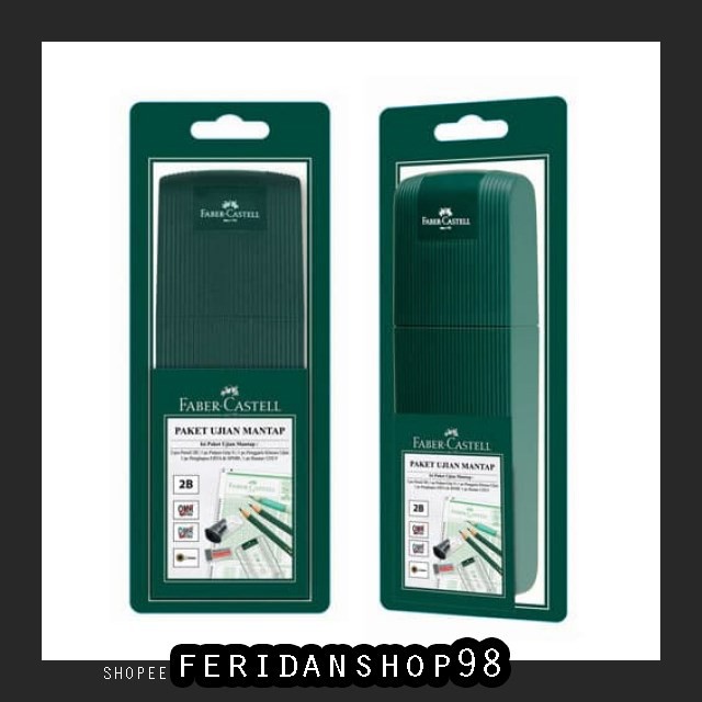 

FS1172 PAKET ALAT TULIS PAKET UJIAN MANTAP ATK FABER CASTELL 100 ASLI ORIGINAL BY FERIDANSHOP98